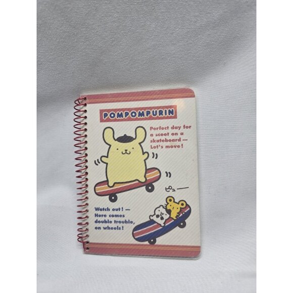 Sanrio POMPOMPURIN 5×4 Mini Pocket Notebook Japan 2002 Vintage Y2K - Picture 1 of 11